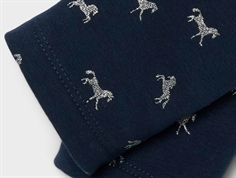 Name It dark sapphire glitter sweatleggings med fleece